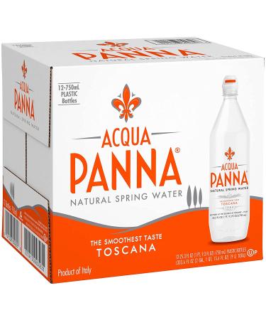 Acqua Panna Natural Spring Water - 25.3 FL OZ Bottles (12 Pack) - Premium Italian Spring Water - Buy Online on GoSupps.com
