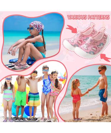Jonrryin Children's Bathing Shoes - Quick Dry Water & Beach Shoes for Swimming - EU Size 23/24 - Pink - Buy Online on GoSupps.com