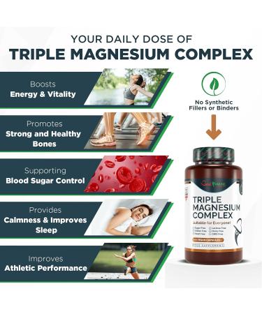  Best Immune International Triple Magnesium Complex 737 mg 100 Vegan Capsules - Buy Online on GoSupps.com