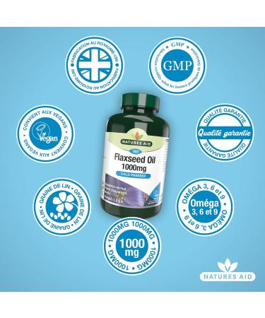 Natures Aid Evening Primrose Oil 1000mg - Cold Pressed Omega-6 GLA Softgel Capsules - 180 Count - Buy Online on GoSupps.com