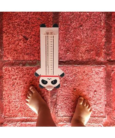 Jojofuny Panda Foot Measuring Device | Professional Infant Shoe Sizer for Babies, Kids, Men, Women | Foot Measuring Chart Included - Buy Online on GoSupps.com