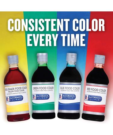 McCormick Culinary Blue Food Coloring 16 fl oz - Perfect for Cakes, Cookies, and Icings - 1 Bottle - Buy Online on GoSupps.com