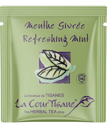 La Courtisane Herbal Tea Refreshing Mint Kosher Gluten-Free 80 Count 299g Refreshing Mint 299 g (Pack of 80) - Buy Online on GoSupps.com