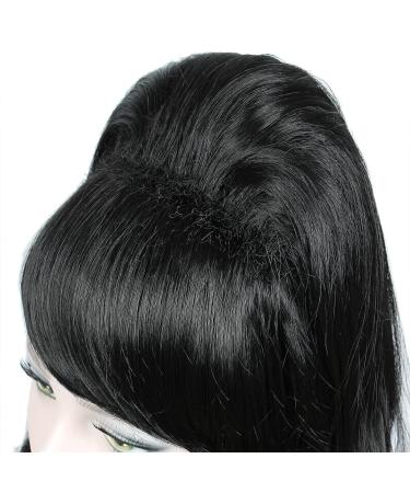 Linfairy Long Wavy Black Wig - Big Bouffant Beehive Style for Women | Perfect for 50s & 80s Costumes - Buy Online on GoSupps.com