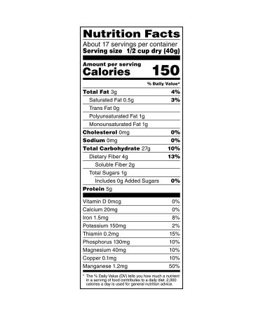 Quaker Gluten Free Old Fashioned Oats 24oz - Non-GMO Project Verified - Buy Online on GoSupps.com