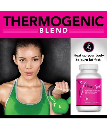 Skinny Girl Advanced Weight Loss Formula for Women | Best Diet Pills to Curb Appetite & Burn Fat Fast | 60 Caps - Boost Energy & Focus - Buy Online on GoSupps.com