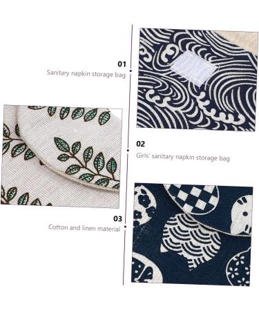 4pc Makeup Linen & Aunt's Towel Storage Bag Set | Mini Travel Toiletry & Coin Purse Containers - Buy Online on GoSupps.com