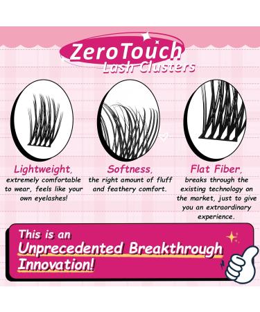 144 Pcs Individual Cluster Lashes | DIY Lash Extension Kit | Volume Wispy Lashes | Reusable & Comfortable | C Curl | Zero Touch | Flutter - Buy Online on GoSupps.com