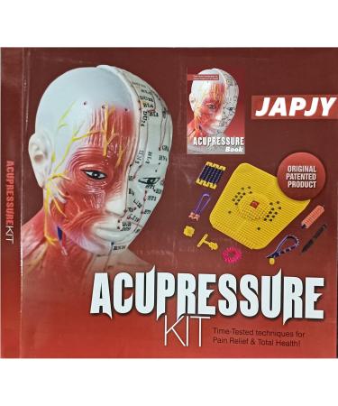 Japjy Acupressure Mat Kit Full Body Massage Set with Magnets Pyramids & Therapy Books for Ultimate Relaxation - Buy Online on GoSupps.com