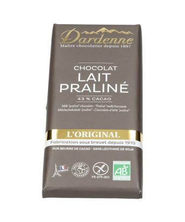 Dardenne - Tradition Tablet - Milk Chocolate - Organic - 100g