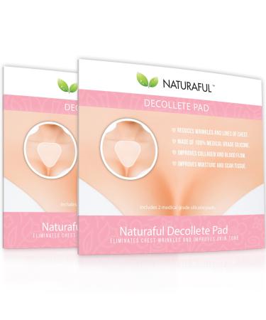 Naturaful - Chest Pads (4 Pads) Anti-Wrinkle Chest Pads For REDUCING Chest Wrinkle
