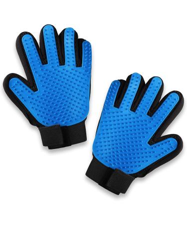 Pets First Deshedding Grooming Gloves for Dogs & Cats - Professional Pet Hair Remover & Cleaning Mitt - Buy Online on GoSupps.com