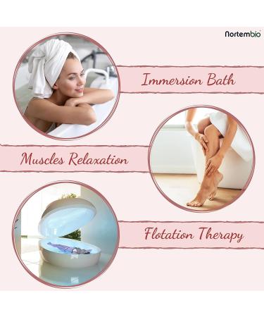 Nortembio Epsom Salt 700g - Cinnamon Orange Fragrance | Hydrated with Vitamin C & E | Swimming Salt & Body Care | Free E-Book Included - Buy Online on GoSupps.com