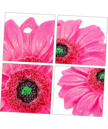 HOMSFOU 40 pcs key chain pendant resin flower charms keychain sunflower party favors flower bracelet charms daisy earring charms sunflower key ring key ornament Accessories delicate Assorted Color2x4pcs 4.75X4.75X0.78CMx4pcs - Buy Online on GoSupps.com