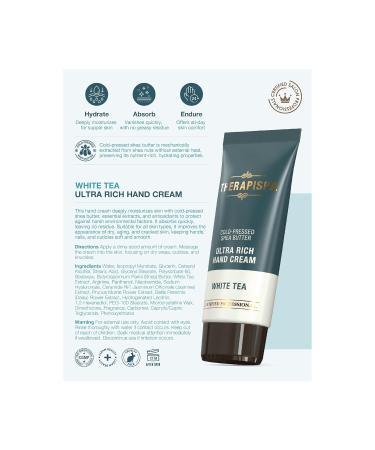 Ultra Rich Hand Cream - Hydrating Ceramides Hyaluronic Acid & Niacinamide for Dry Skin | 1.7oz White Tea | International Shipping - Buy Online on GoSupps.com