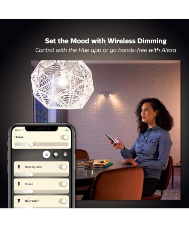 Echo Dot (3rd Gen) Charcoal Bundle with Philips Hue White 2-pack Smart Bulbs - Bluetooth & Zigbee Compatible - Buy Online on GoSupps.com