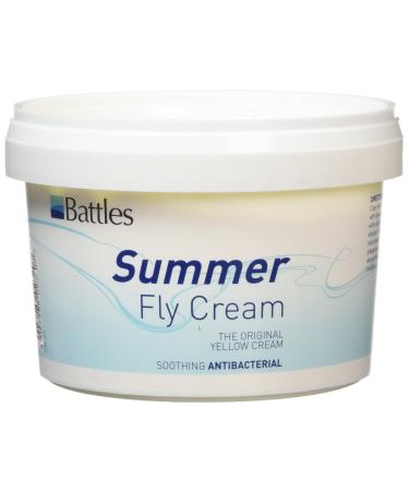 William Hunter Equestrian Battles Summer Fly Cream 400g - Soothing antibacterial fly repellent cream for horses and livestock