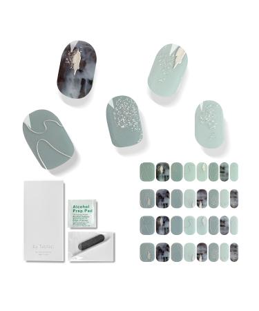 by Taptap London - Semi Cured Gel Nail Strips (Minty Minty)