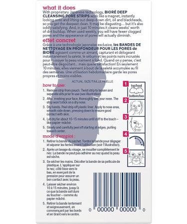 Bior Original Deep Cleansing Pore Strips Nose Strips for Instant Pore Unclogging and Blackhead Removal Dermatologist Tested Oil Free and Vegan Friendly - Buy Online on GoSupps.com