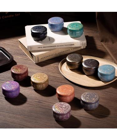Scented Candles Gift Set for Women - 12 Pack Soy Wax Travel Tins for Aromatherapy & Home Decor | Perfect Birthday Gift - Buy Online on GoSupps.com