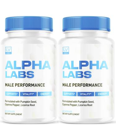 (2 Pack) Alpha Labs Alpha Labs Capsules AlphaLabs Alfa Labs Alpha Labs Max Performance Advanced Formula Alpha Labs Alpha Strenght Labs Alpha Lab Alfa Labs Capsules 120 Capsules for 2 Months