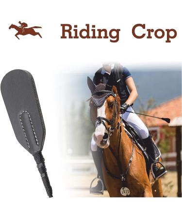 18 Premium Quality English Horse Riding Crop - Black | Equestrian Equipment - Buy Online on GoSupps.com
