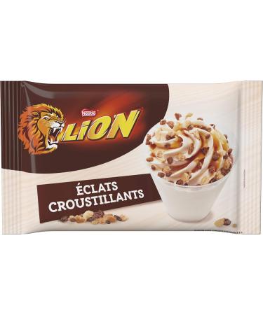 NESTL PROFESSIONAL - LION Topping - Crunchy Pieces - Rainforest Alliance Certified Cocoa - To enhance all your desserts - 400g bag - Buy Online on GoSupps.com