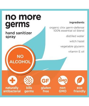 Organic Chix Alcohol-Free Hand Sanitizer - Made in USA | Antibacterial Sanitizer with Pure Essential Oils | 16oz Refill Pouch - Buy Online on GoSupps.com