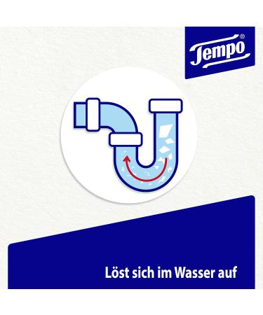Tempo Moist Toilet Towels - Gentle & Sensitive - Megapack (16 Packs of 42) with Aloe Vera - Dermatologically Tested & pH-Skin-Neutral - International Shipping Available - Buy Online on GoSupps.com