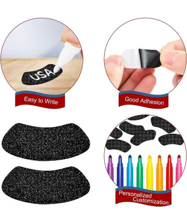 140 Pairs Black Glitter Eye Sticker Strips for Sports - Baseball, Softball, Football - Buy Online on GoSupps.com