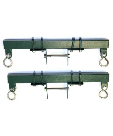 Eastern Jungle Gym Heavy Duty Brackets (Pair) for Backyard Swing Set Horse Glider Seat - Adjustable to Mount to Any Size Wooden Swing Beam - Buy Online on GoSupps.com