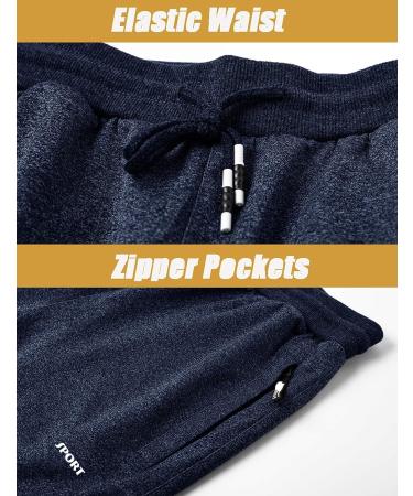 MAGNIVIT Men's Navy Blue Tracksuit Set - Small | Full Zip Athletic Jogging Sweatsuit - Buy Online on GoSupps.com