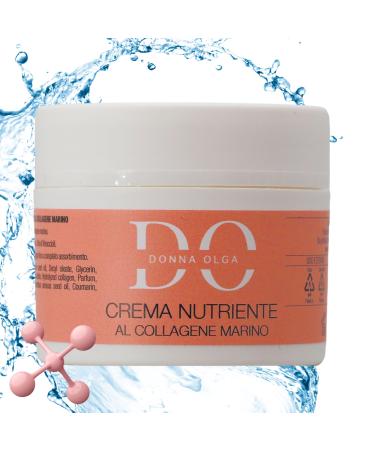 DONNA OLGA Collagen Face Cream 50 Ml | Super Moisturizing and Nourishing Face Cream Men and Women with Marine Collagen | Antiage Regenerating Face Cream