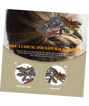 HAPINARY Punk Barrettes Hair Clips for Girls Girl Hair Clamp Hair Styling Supply Party Headdress for Women Outdoor Wedding Decor Bobbie Pin Wedding Accessories Women's Bobby Alloy Metal - Buy Online on GoSupps.com