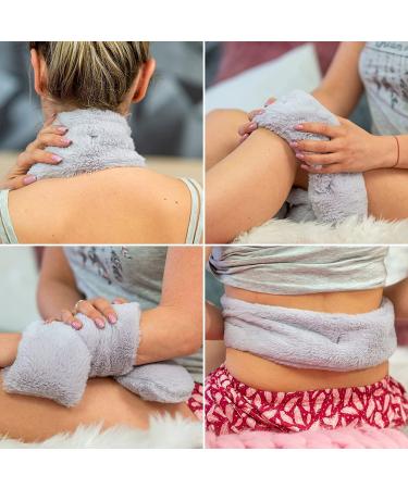 Washable Heating Pad Microwavable Flaxseed Lavender with Ultra Soft Removable Cover - Neck and Back Pain Relief - Aromatherapy Heat Packs - Hot/Cold Therapy - Portable Comfort Item - Buy Online on GoSupps.com