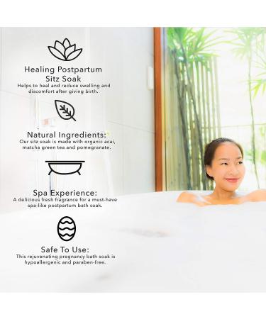 BELLA B Organic Bath Powder 7.5 oz - Postpartum Sitz Bath Soak for Women - Bella B Body Care - Same As Mama Soak - Buy Online on GoSupps.com