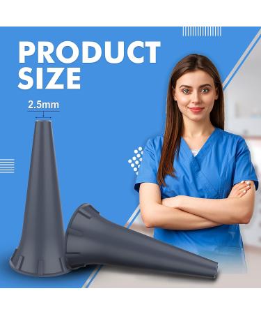 2.5 mm Otoscope Ear Specula Tips Compatible with welcelln K.a.w.e Ries-TER and H.e.i.n.e Otoscopes Disposable (2.5mm 800 count) 2.5 mm 800Count - Buy Online on GoSupps.com