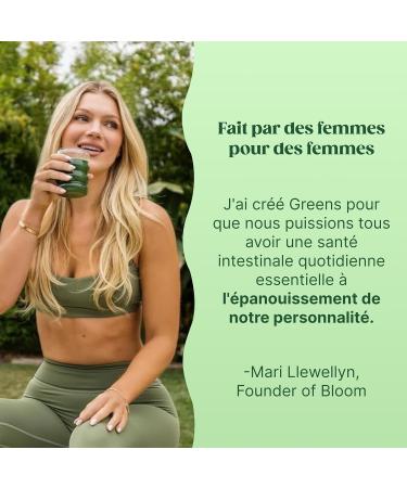 Bloom Nutrition Super Greens Powder - Probiotics for Digestive Health Digestive Enzymes with Superfoods Spirulina and Chlorella for Gut Health (Mango) - Buy Online on GoSupps.com