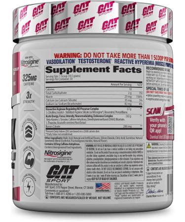 Buy GAT Sport NITRAFLEX Fruit Punch â€“ 11 oz (312 g) | Pre-Workout Supplement - Buy Online on GoSupps.com