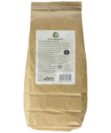 Buy Chiemgaukorn Organic Spelt Whole Grain 1 kg - Premium Original Spelt for Healthy Baking & Cooking - International Shipping Available - Buy Online on GoSupps.com