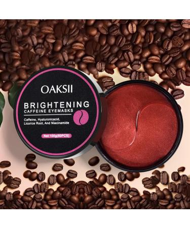 Shop Caffeine Under Eye Masks | 60 Pcs Brightening Eye Patches for Dark Circles & Puffiness with Hyaluronic Acid - Buy Online on GoSupps.com