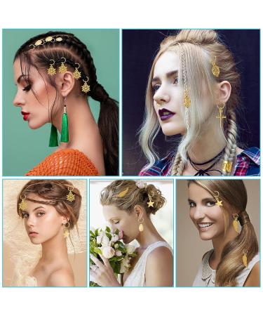 200 PCS Loc Hair Jewelry: Braids & Dreadlock Accessories - Aluminum Beads, Metal Cuffs, Rings, Clips, Coils, Shells - Hair Charms for Women - Buy Online on GoSupps.com