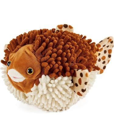 Zappi Co Plush Puffer Fish Stuffed Toy - Safari Animals Collection| Soft & Cuddly | 20cm Depth - Buy Online on GoSupps.com