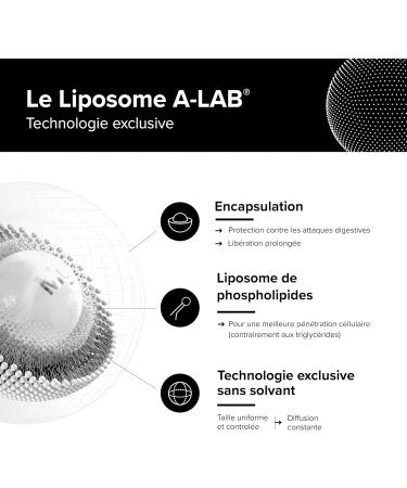 A-LAB Liposomal Iron 14 mg Reinforced Assimilation Anti-Fatigue Immunity Deficiency Energy Supplement 60 days of intake Made in France - Buy Online on GoSupps.com