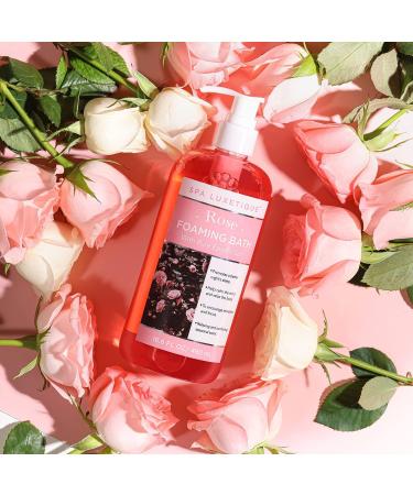 Gel Douche Bain Moussant Spa de Luxe avec Sel d'Epsom Pur Parfum Rose et Camomille Bain Moussant Hydratant L'Huile d'Amande Cadeau d'Anniversaire Cadeau Relaxant pour Femme (2 X 490 ml) - Buy Online on GoSupps.com