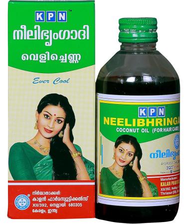 450ml Neelibhringadi Hair Oil Hair Loss uses amla indigo brahmi coconut by KPN - Buy Online on GoSupps.com