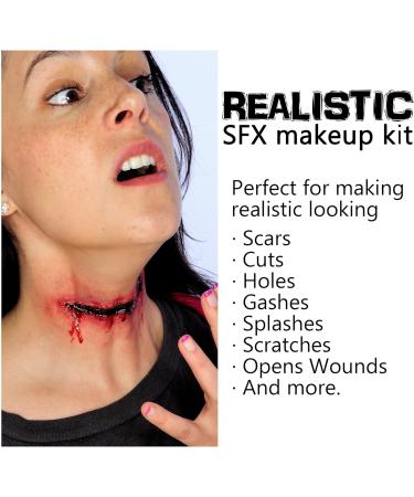 CCbeauty Professional Scar Wax (75g) for Special Effects Makeup - Halloween Cosplay Stage Kit with Double-Ended Spatula Tool - Buy Online on GoSupps.com