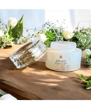 alivia Anti-Aging Skincare Set: (1) Facial Cleanser (1) Toner (1) Serum (1) Cream - containing Vitamin E Squalane Rosehip Oil Niacinamide. - Buy Online on GoSupps.com
