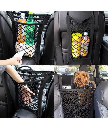 XPOOP Car Seat Organiser: Stretchable Elastic Storage Net for Driver, Backseat Barrier for Pet Kids - Car Storage Netting Pouch - Buy Online on GoSupps.com