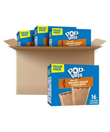 Pop-Tarts Breakfast Toaster Pastries Frosted Brown Sugar Cinnamon Fun Snacks for Kids (64 Toaster Pastries) - Buy Online on GoSupps.com